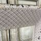 Reduced cast iron fireplace fender Louis XVI