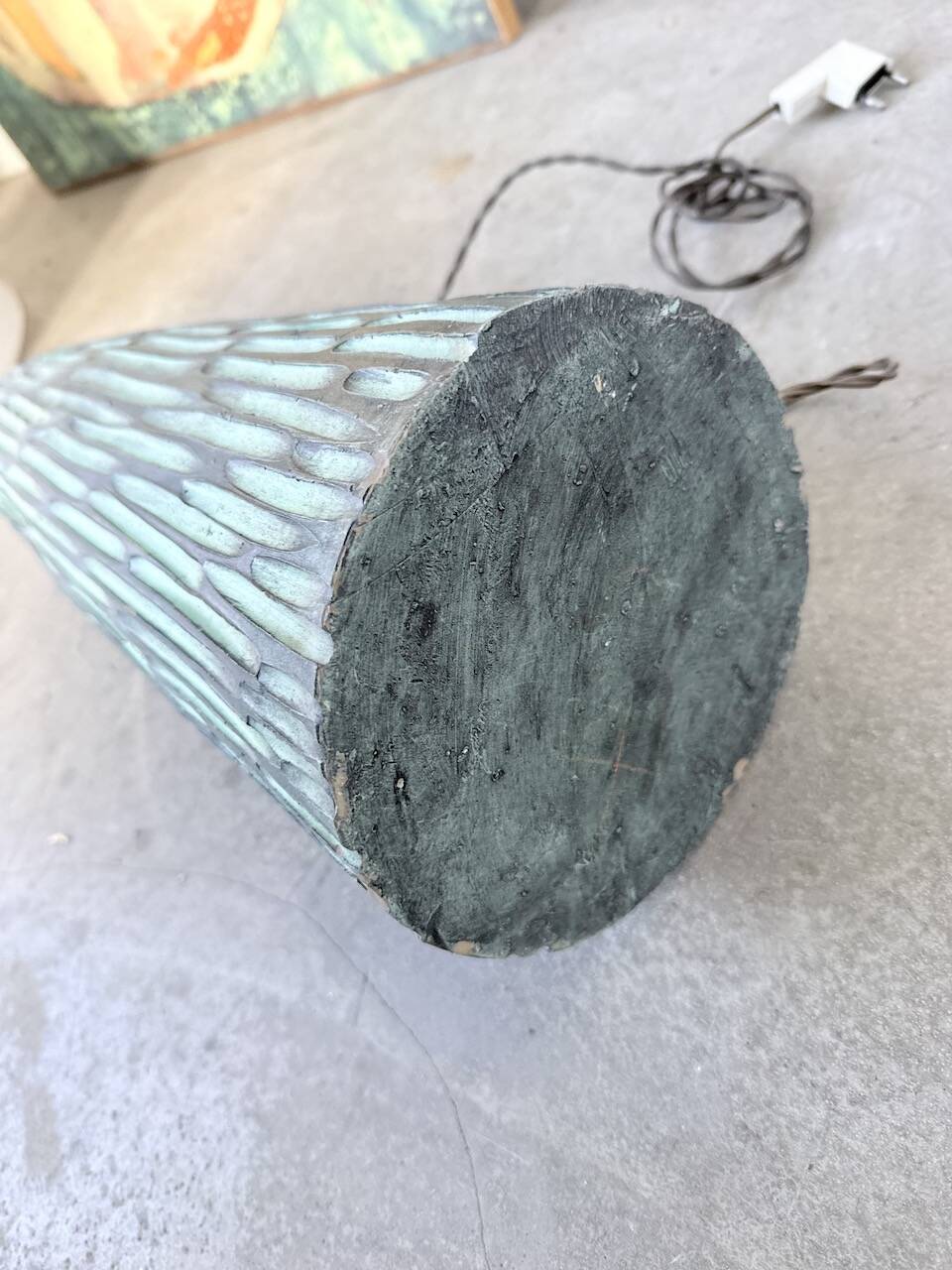 XL ceramic lamp from the 60s blin