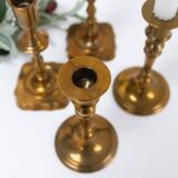 Vintage Danish Malm Candleholders, 1950s, Set of 4
