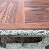 Table with carved legs