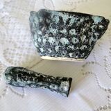 Mortar with ceramic pestle ecume years 60