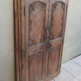 Anciennes portes de placard, bibliothèque murale en hêtre (2)