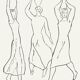 Pierre boncompain the three graces 1990 lithograph