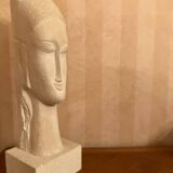 Sculpture tête de femme