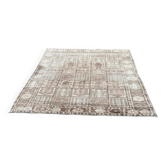 Tapis bakhtiar fait main beige fleurs 200x300