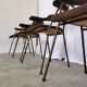 Mid-century modern dining armchairs - 70s niko kralj stol kamnik - set of 4