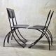 Sinus chairs by KFF from the 80s Bauhaus design