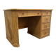 Unique desk in rattan or split rattan, Vivai del Sud style.
