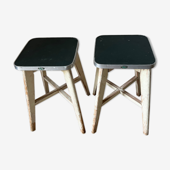 Pair of Scandinavian stools