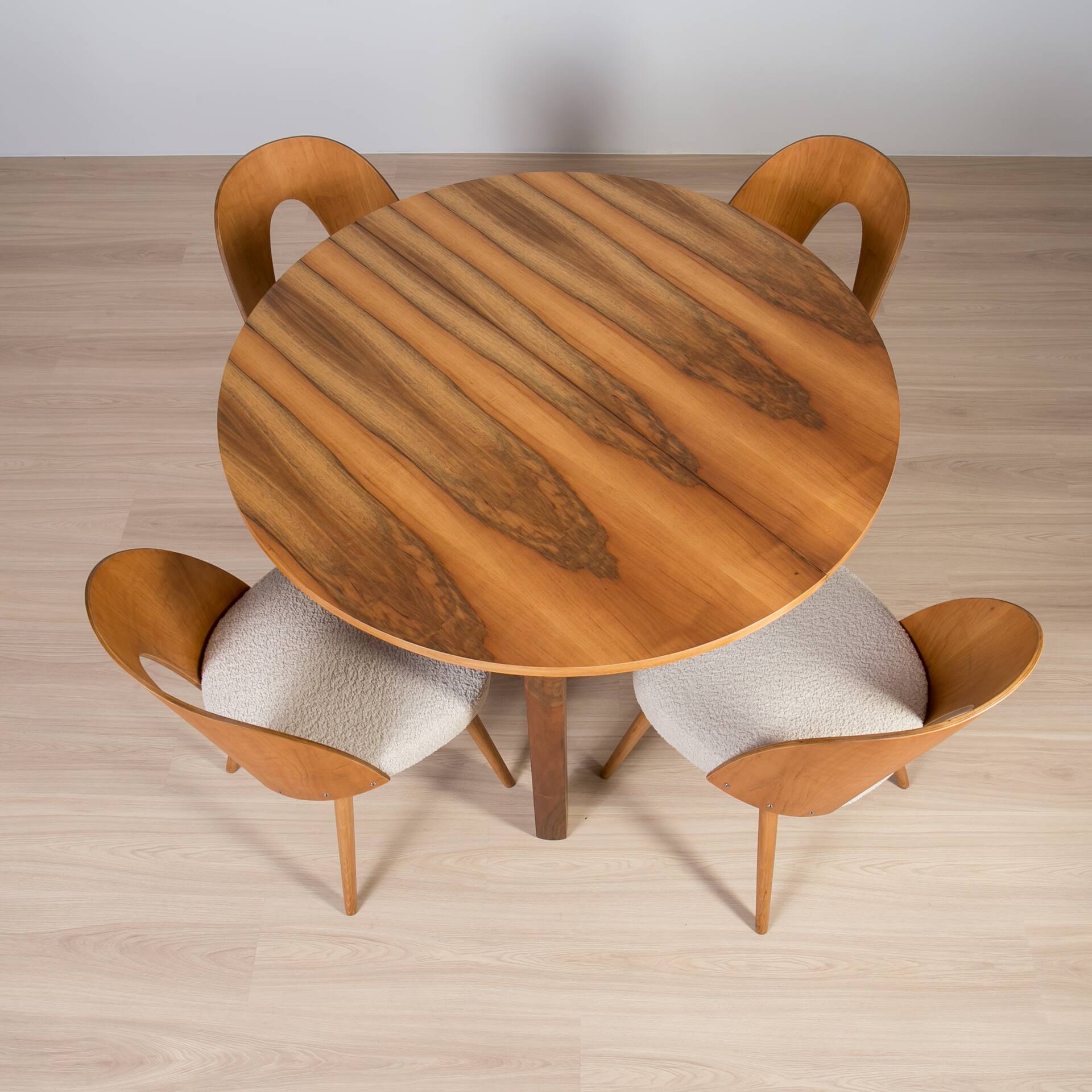 Walnut Dining Set by Antonín Šuman, 1960s