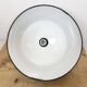 Industrial dark blue enamel pendant lamp from emax, 1960s