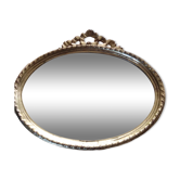 Oval mirror Louis XVI gilded