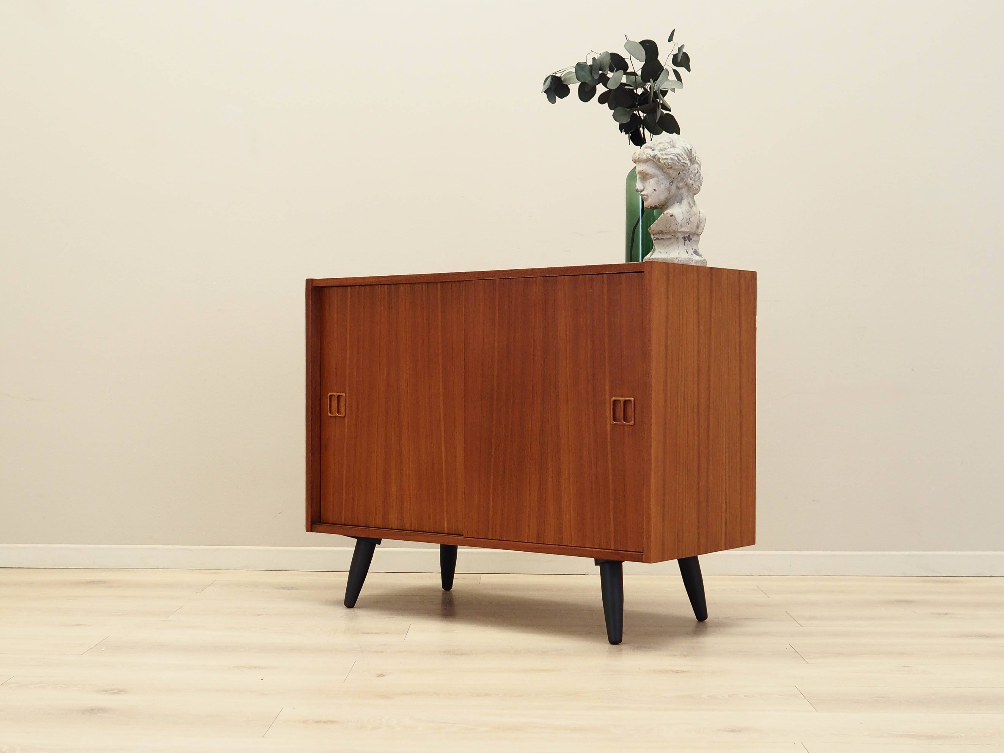 Teak cabinet, Danish design, 1970s, production: Denmark