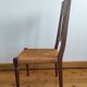 Chauffeuse,chaise basse sculptée XIXe-decor épis de blé