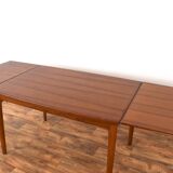 Mid-Century Danish Teak Extendable Dining Table, 1960s.