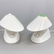 Lampes de table ou murale en bakélite blanche des années 1960, Tchécoslovaquie