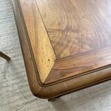 Solid walnut farmhouse castle table 1900 XXL