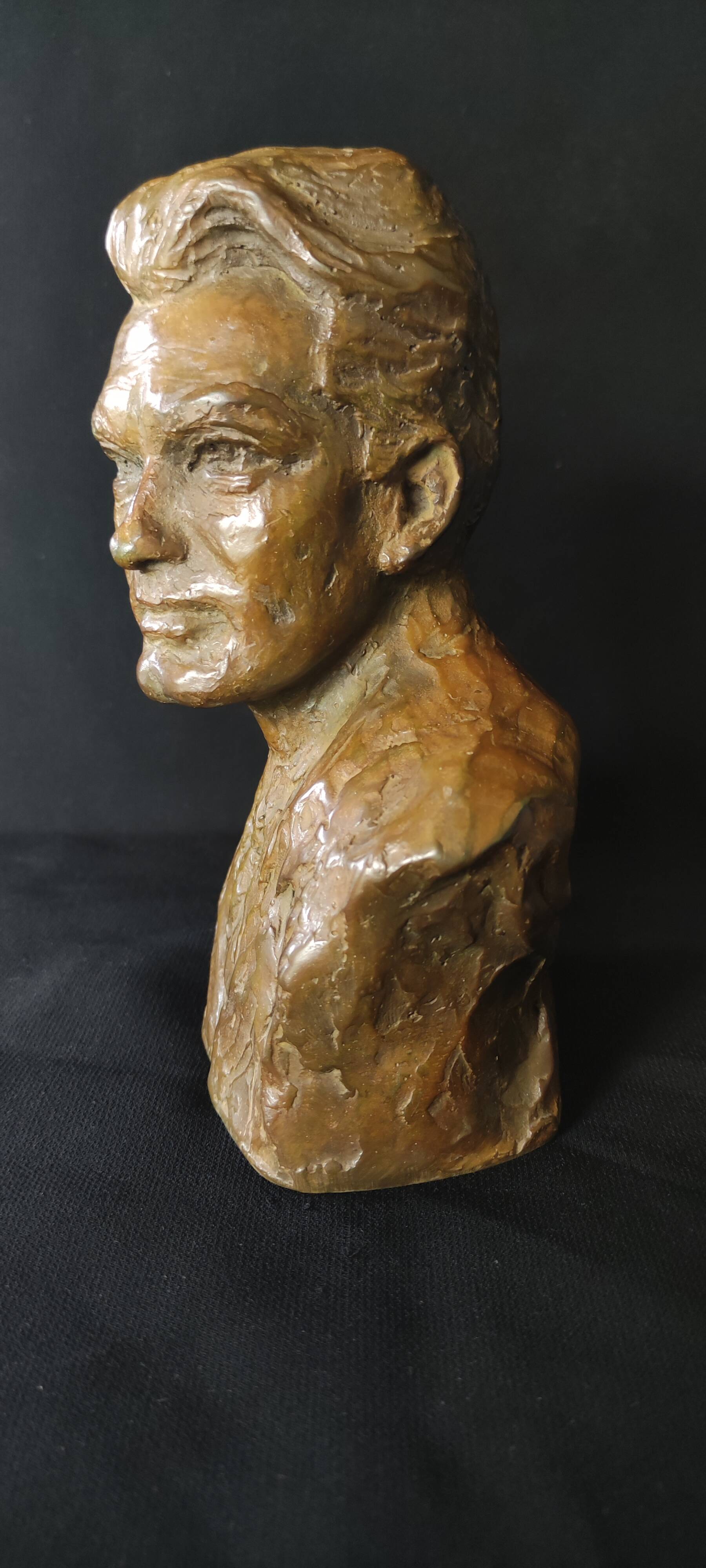 Bronze jean marais signed langloys limited edition 1/8