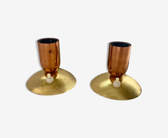 Mid -century lamp base- set of 2