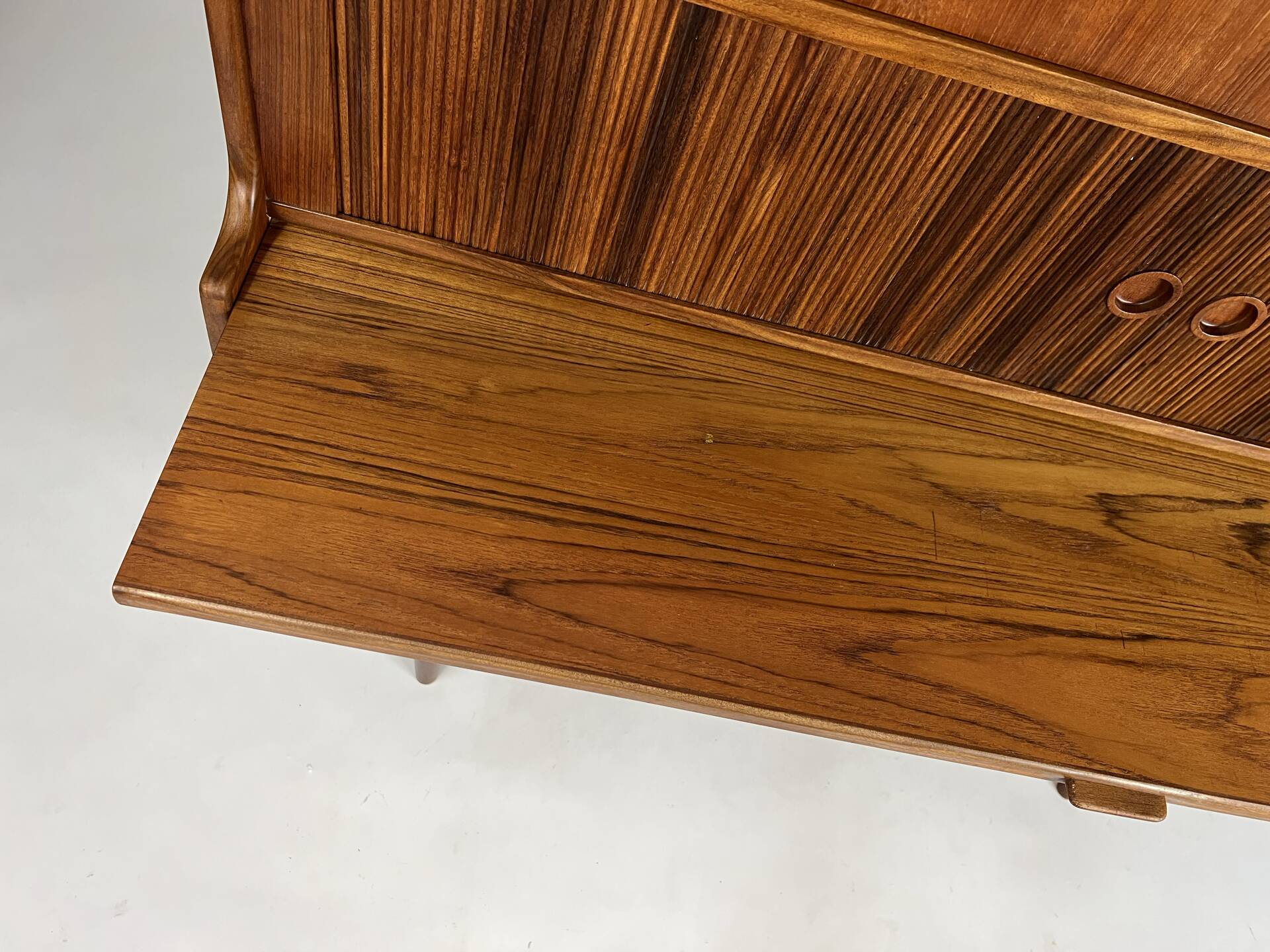 Danish teak highboard cabinet by Johannes Andersen 1960s
