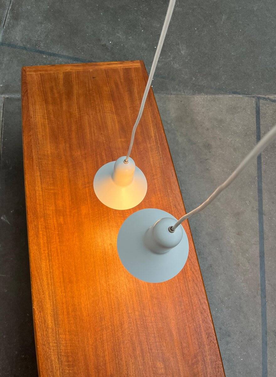 Suspended Lamps Model 1415 Mid-Century Modern Danish by Claus Bondrup and Torsten Thorup for Nordlux, 1960s, Set of 2