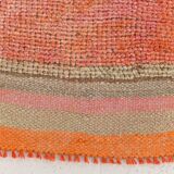 3x11 Coral Orange Bohemian Hallway Runner Rug, Rug For Hallway, 93x325 Cm