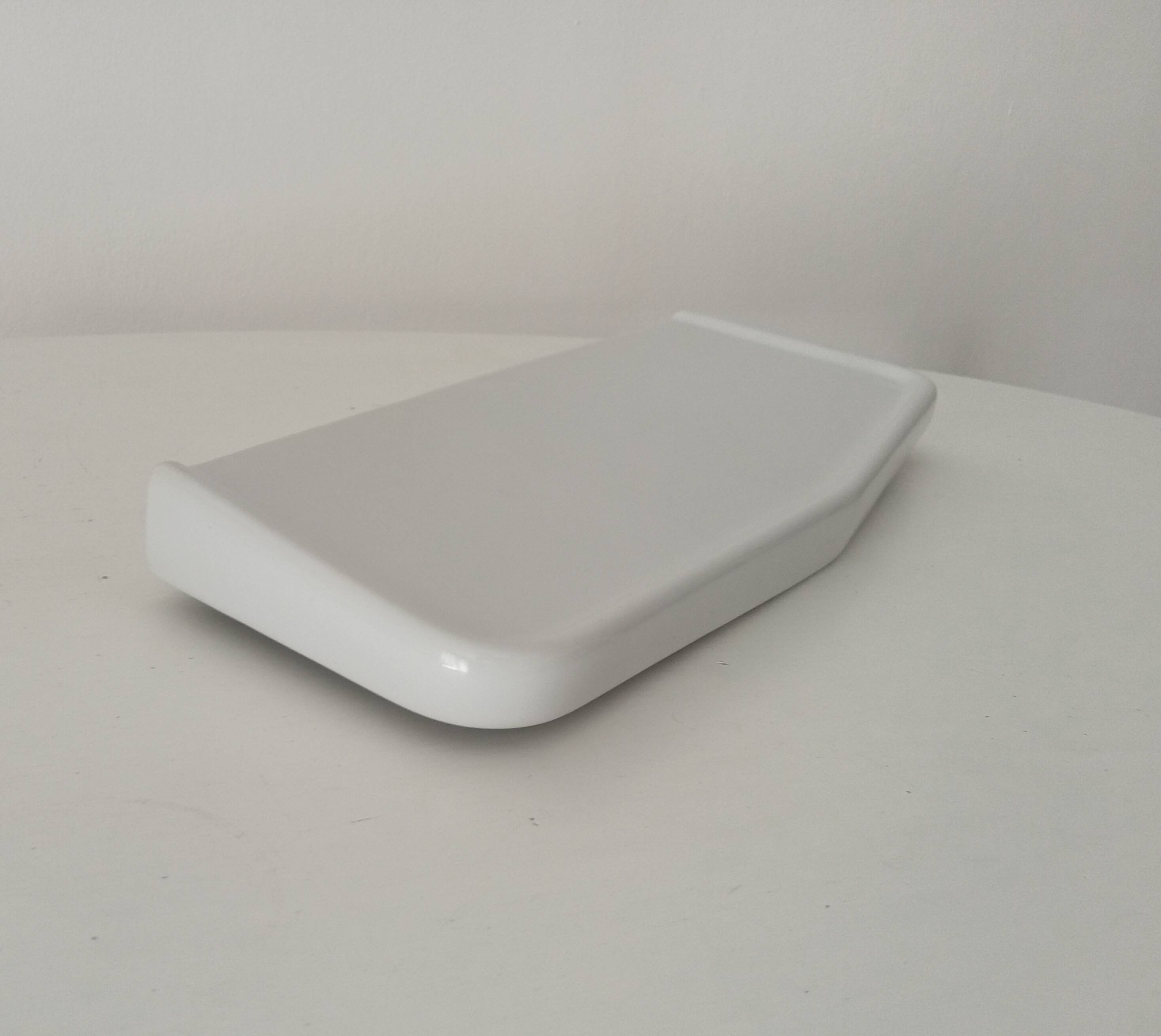 60s ceramic bathroom wall shelf