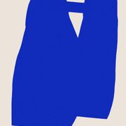 Abstract blue giclee print, 50x70cm