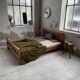 Lit 2 places massif Maison Regain 140 cm