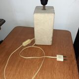 Pied de lampe pierre reconstituée ou ciment années 70