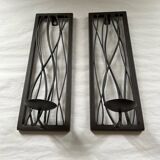 Pair of Brutalist Candlesticks