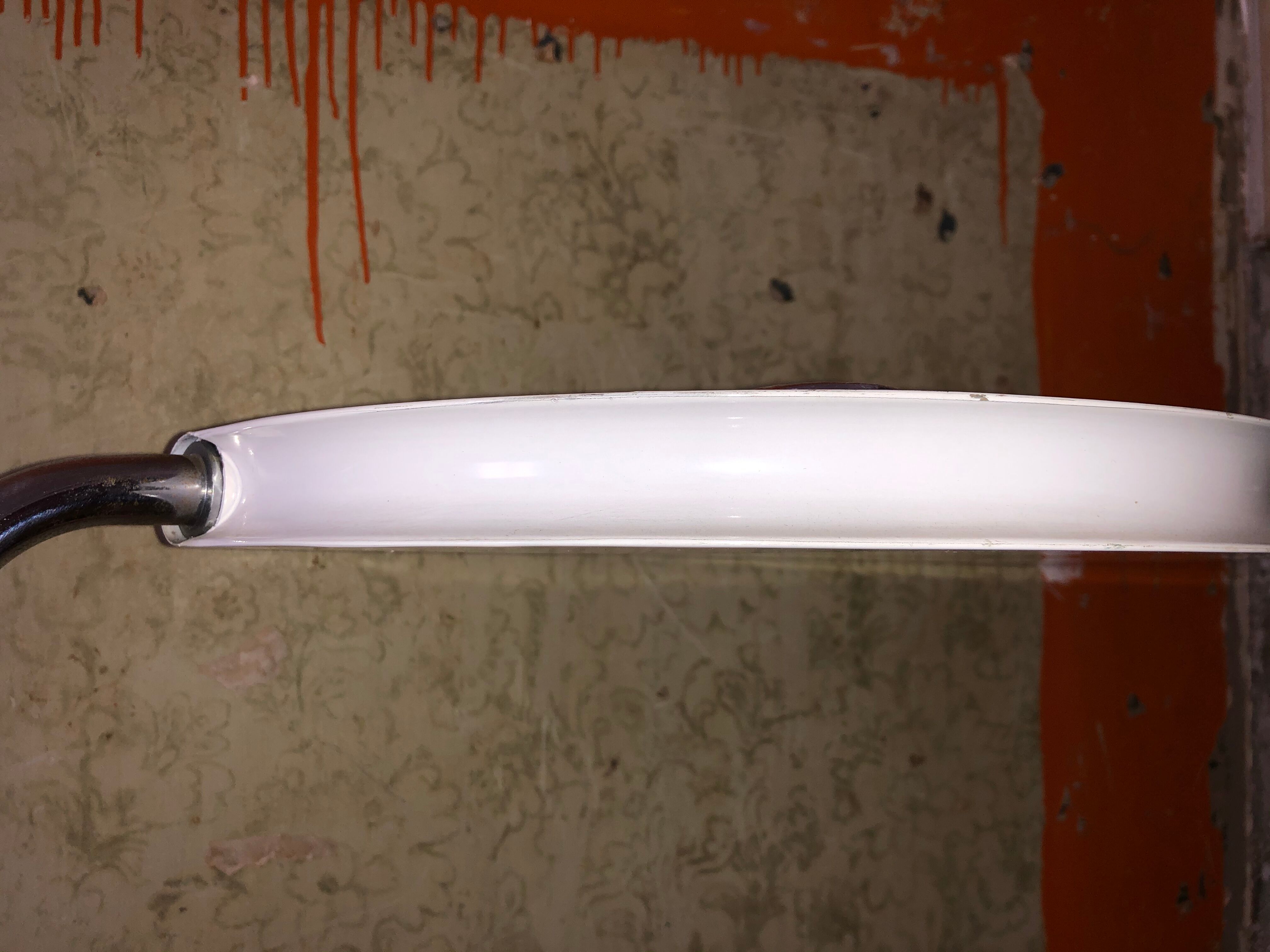 Halogen lamppost Bruno Gecchelin model Mezzaluna editor Skipper 1970