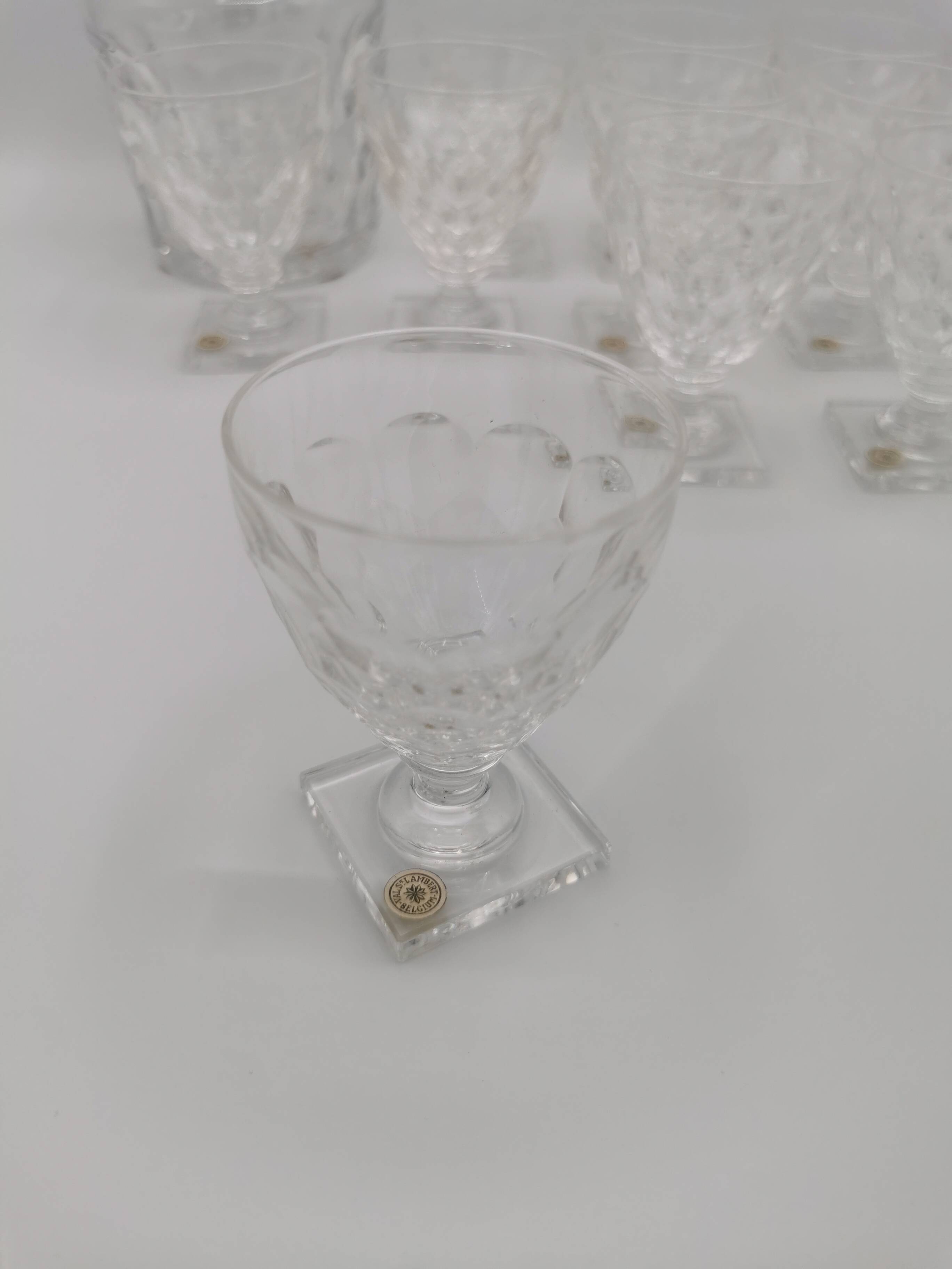 Crystal service from Val Saint Lambert