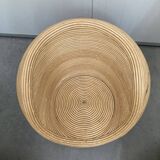 Set of Rattan Bamboo Kids Armchair Mid - Century Gabriella Crespi Style