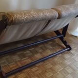 Vintage Ikea Kon Tiki 2-seater bench