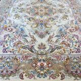 Carpet knotted Persian hand high range wool & silk 163x105cm
