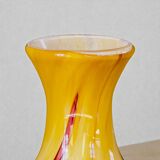 Murano vase in blown opaline glass circa 1960