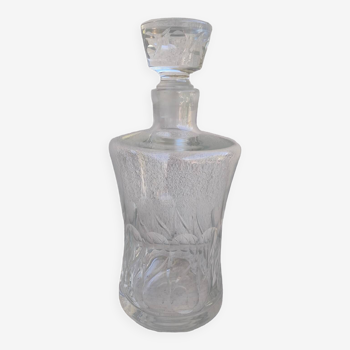 Carafe à whiskey en cristal taillé