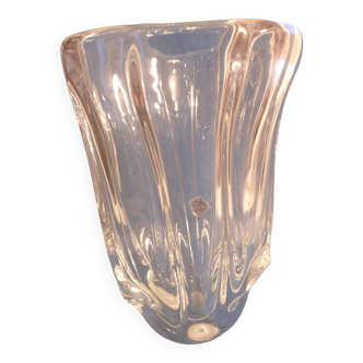 Seau a champagne /vase en cristal de sevres vintage 7.1kg