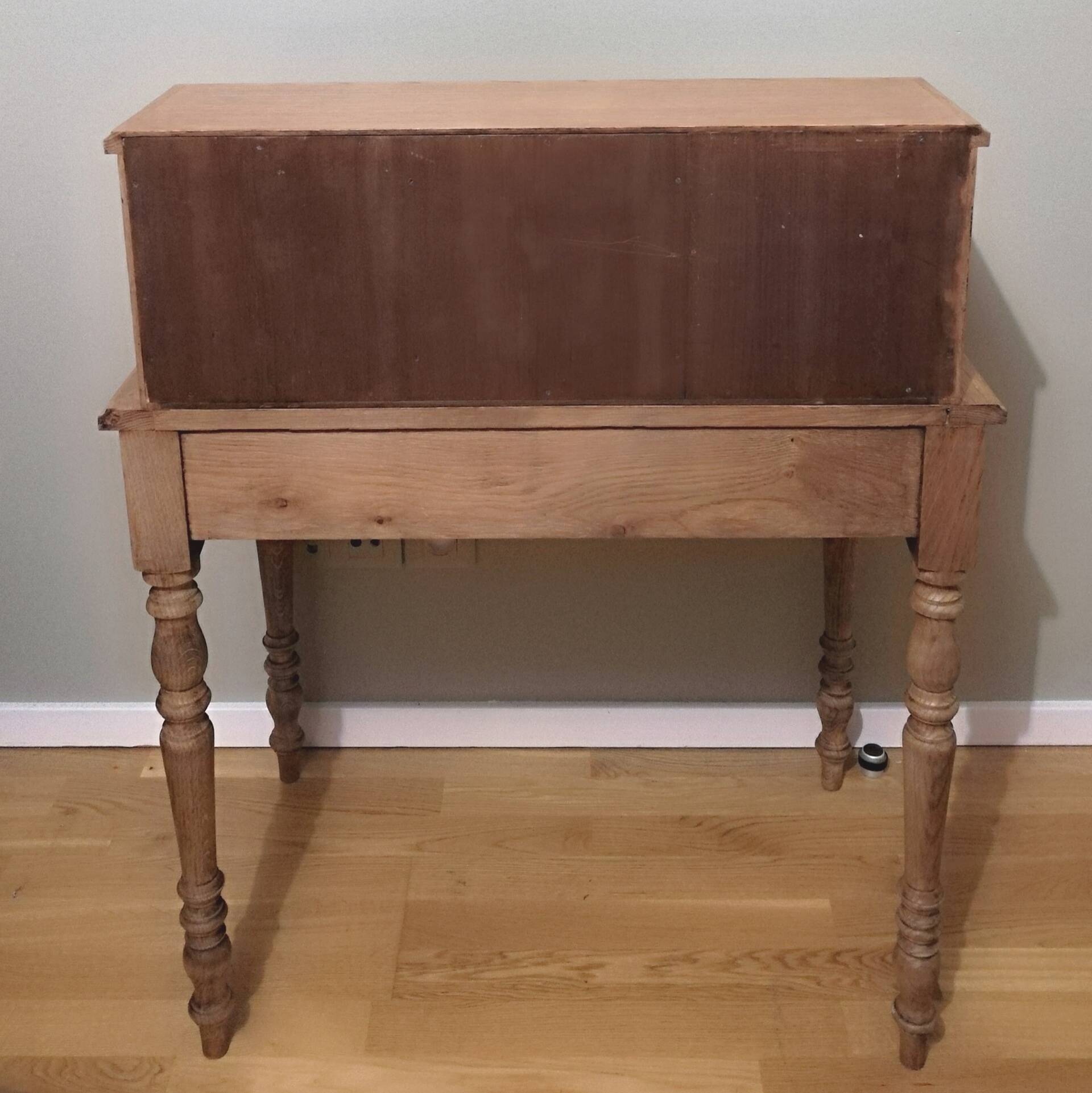 Oak secretary desk or tiered desk