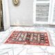 Vintage silk and cotton rug - 142 x 84cm
