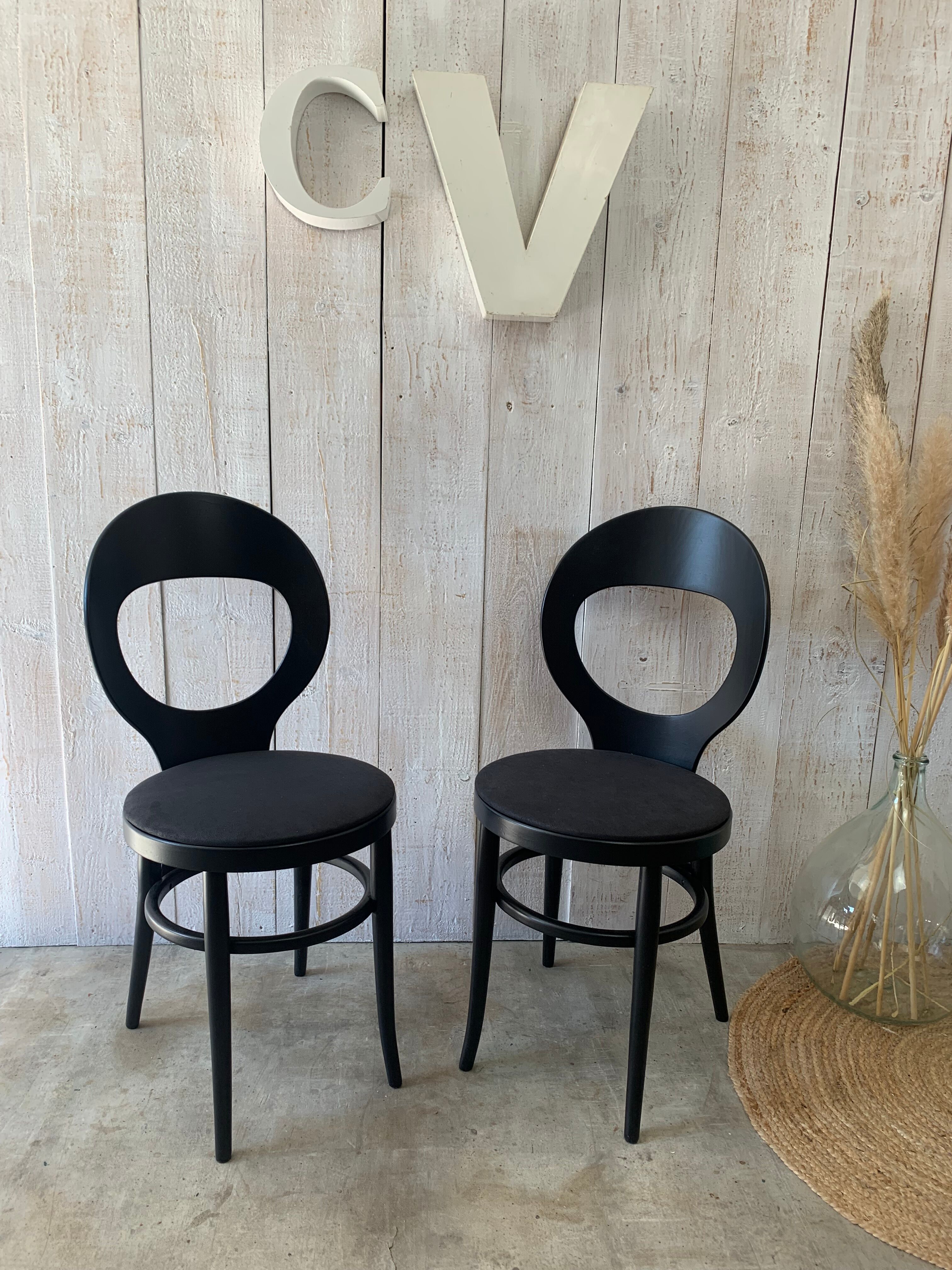 Pair of Baumann chairs