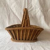 Panier en corde vintage