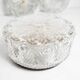 Lot de 3 plafonniers en verre 60