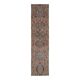 1970s Turkish Oushak Handmade Wool Cotton Orange Runner Rug 78x327