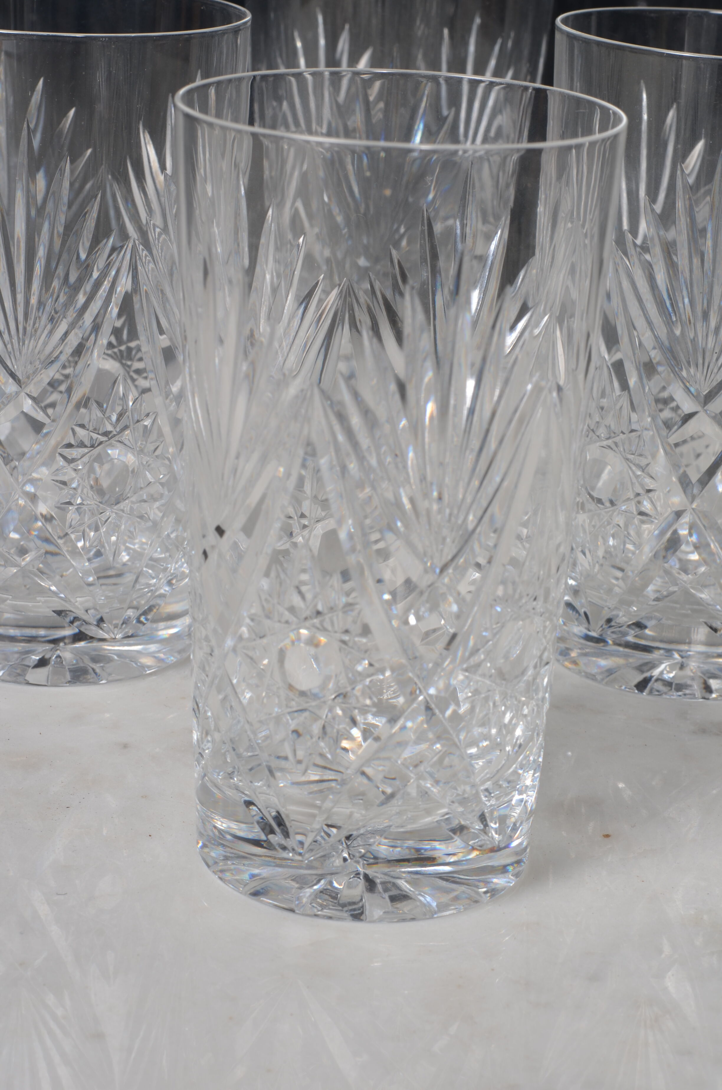 Cut crystal whisky glasses St Louis
