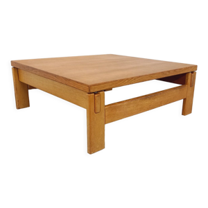Table basse carrée vintage - bois