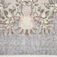 Tapis oriental turc vintage gris et crème