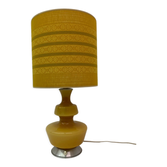 Mid-century glass table lamp by de Rupel , 1970's Belgium