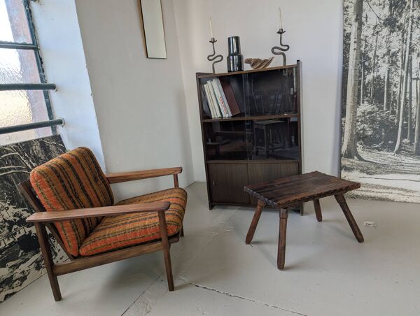 Bibliothèque , vitrine vintage